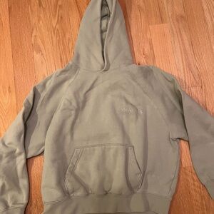 Fear of God Essentials Olive Hoodie